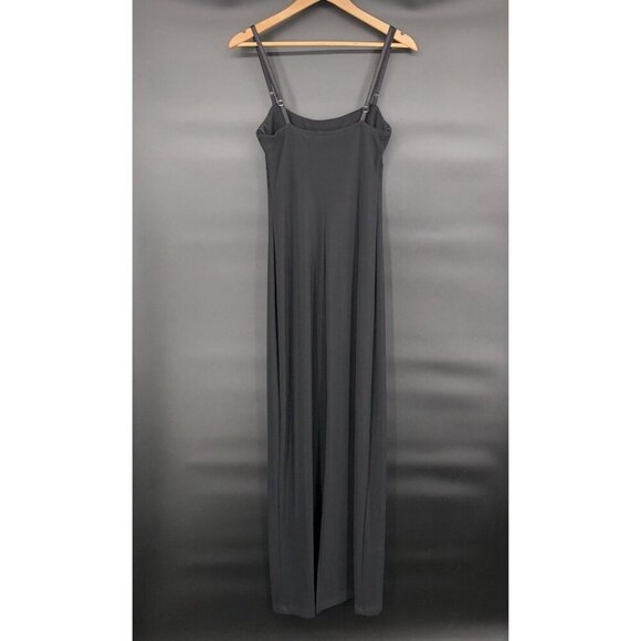 Vintage Jodi Kristopher Babydoll Maxi Dress S Black Evening Date Night Party - Picture 2 of 9